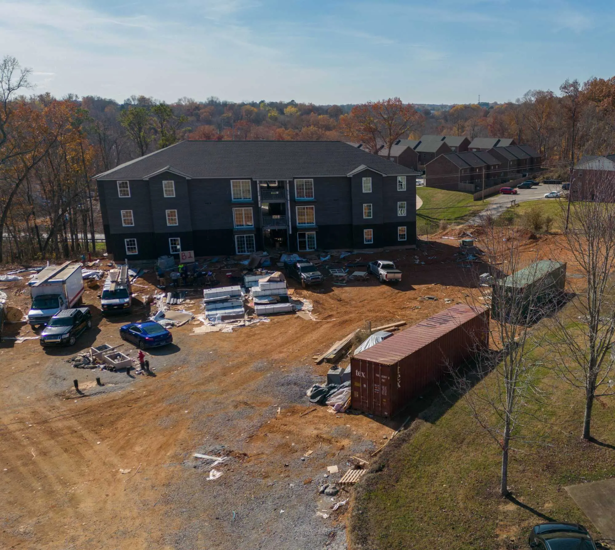 Lotus Villa aerial view 6